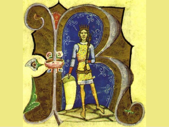 II. Géza király ábrázolása a Képes Krónika