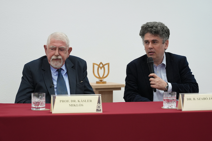 Prof. Dr. Kásler Miklós és Dr. B. Szabó János