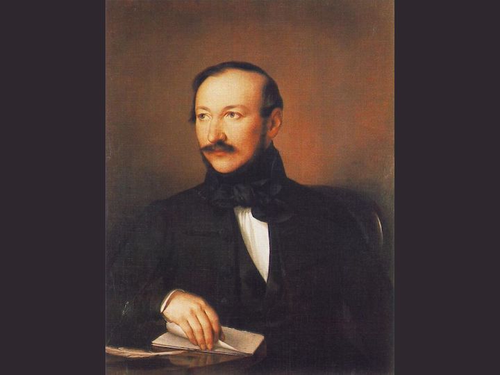 Barabás Miklós: Vörösmarty Mihály portréja, 1836. (forrás: Wikimédia)
