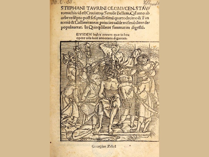 Stephanus Taurinus / Stephan Stieröxel Stauromachia