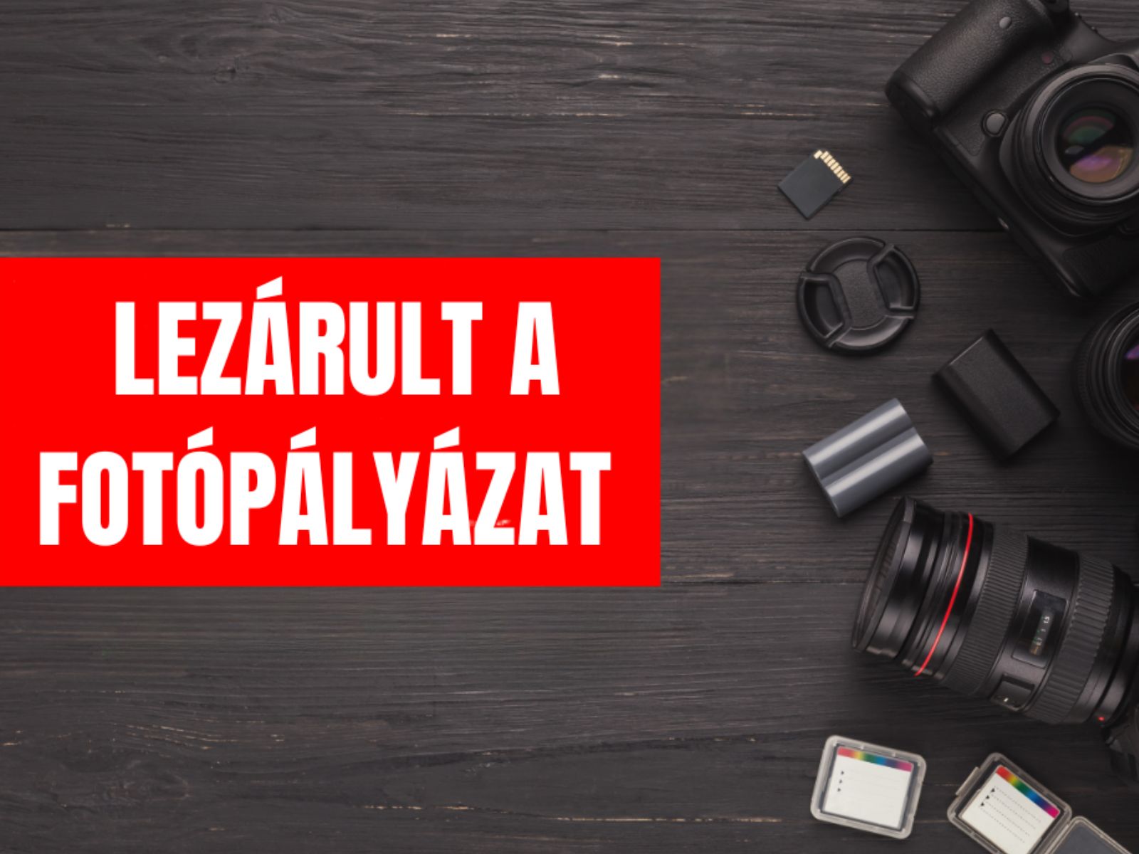 illusztráció - pályázati lezárás - fényképezőgép