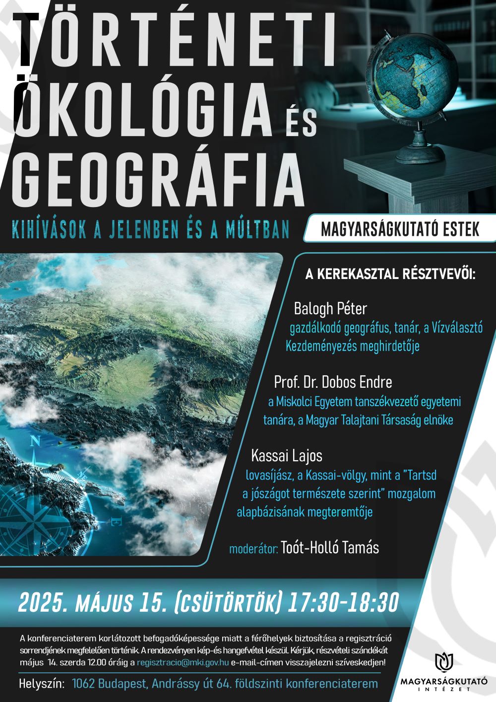 Történeti ökológia és geográfia – Kihívások a jelenben és múltban plakát