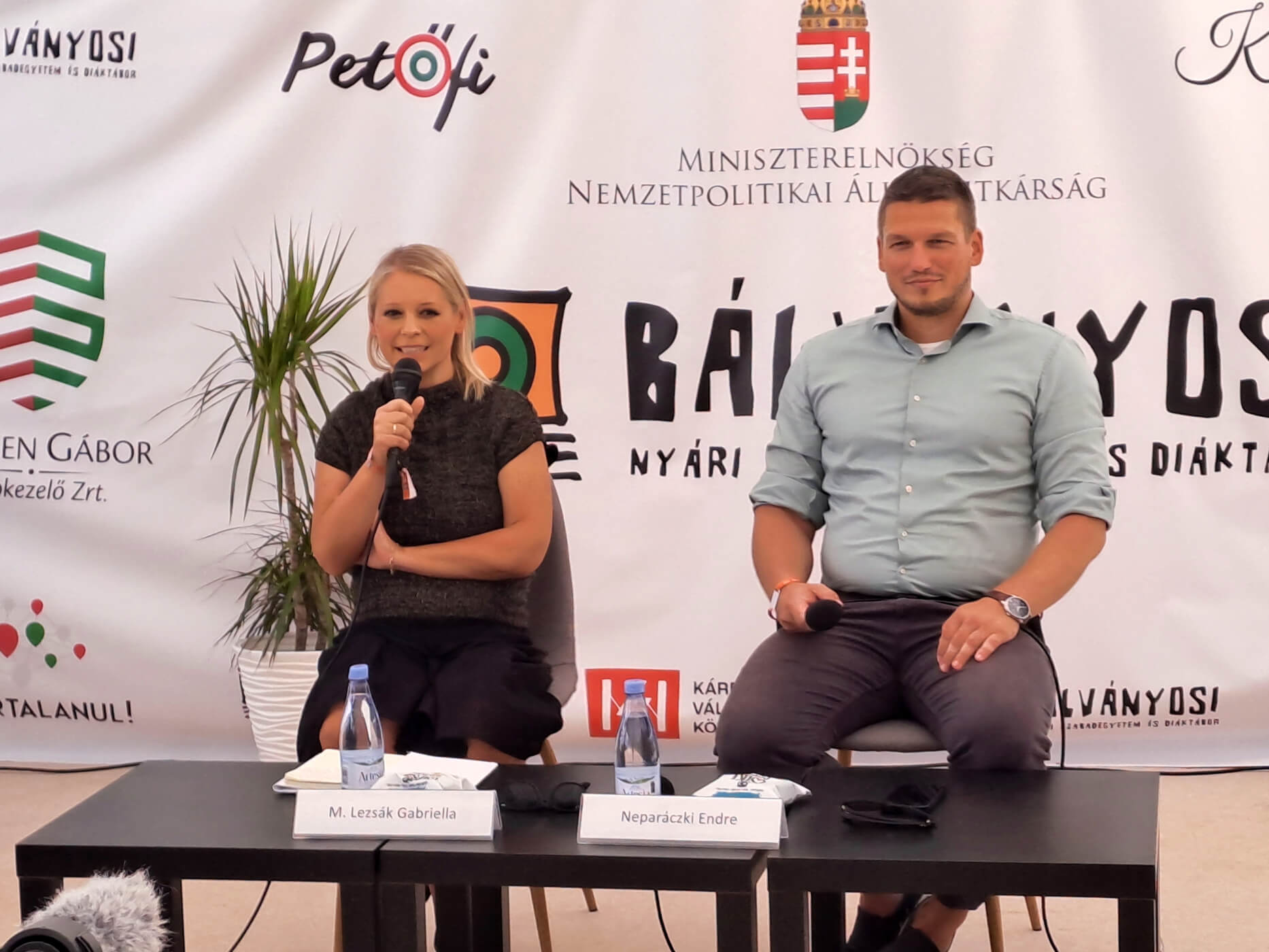 M. Lezsák Gabriella és Neparáczki Endre