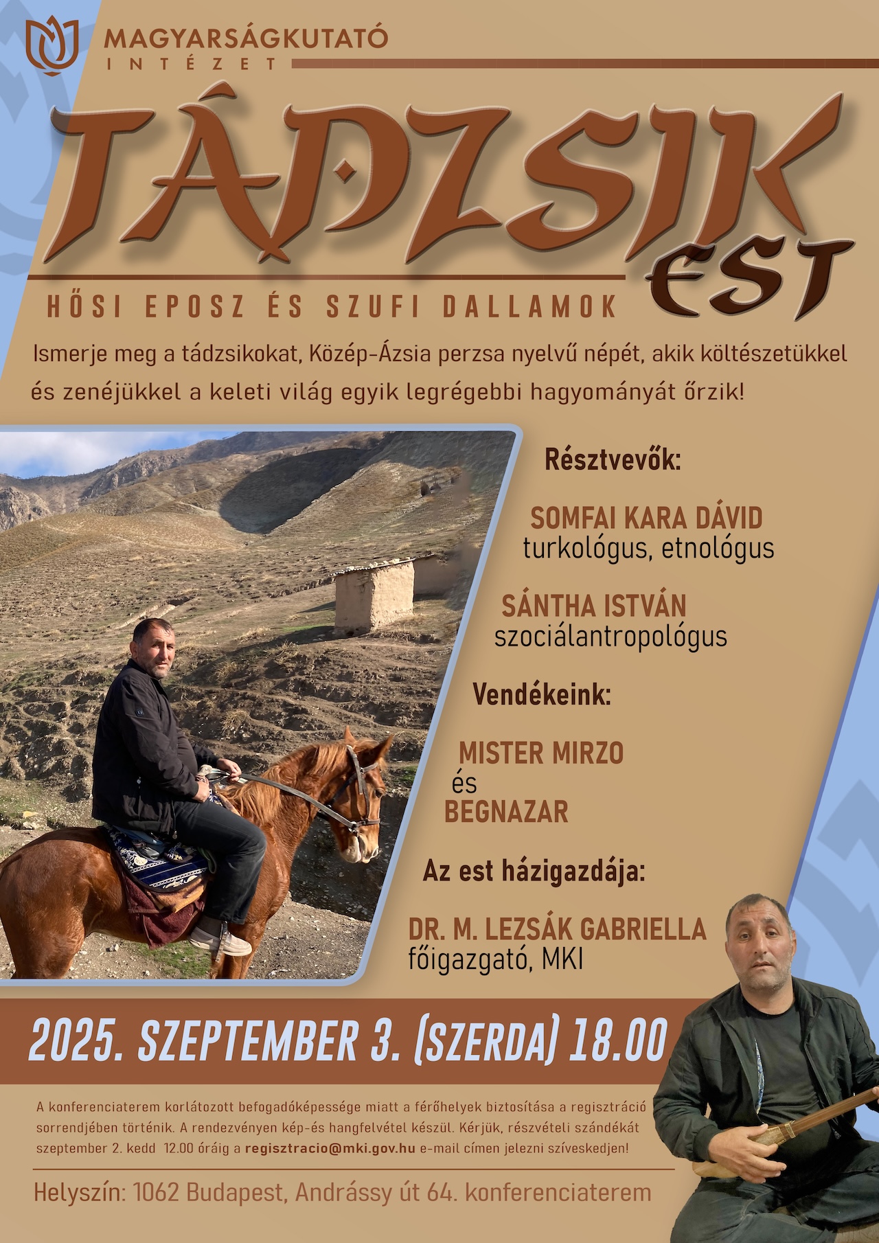 tándzik est plakát 