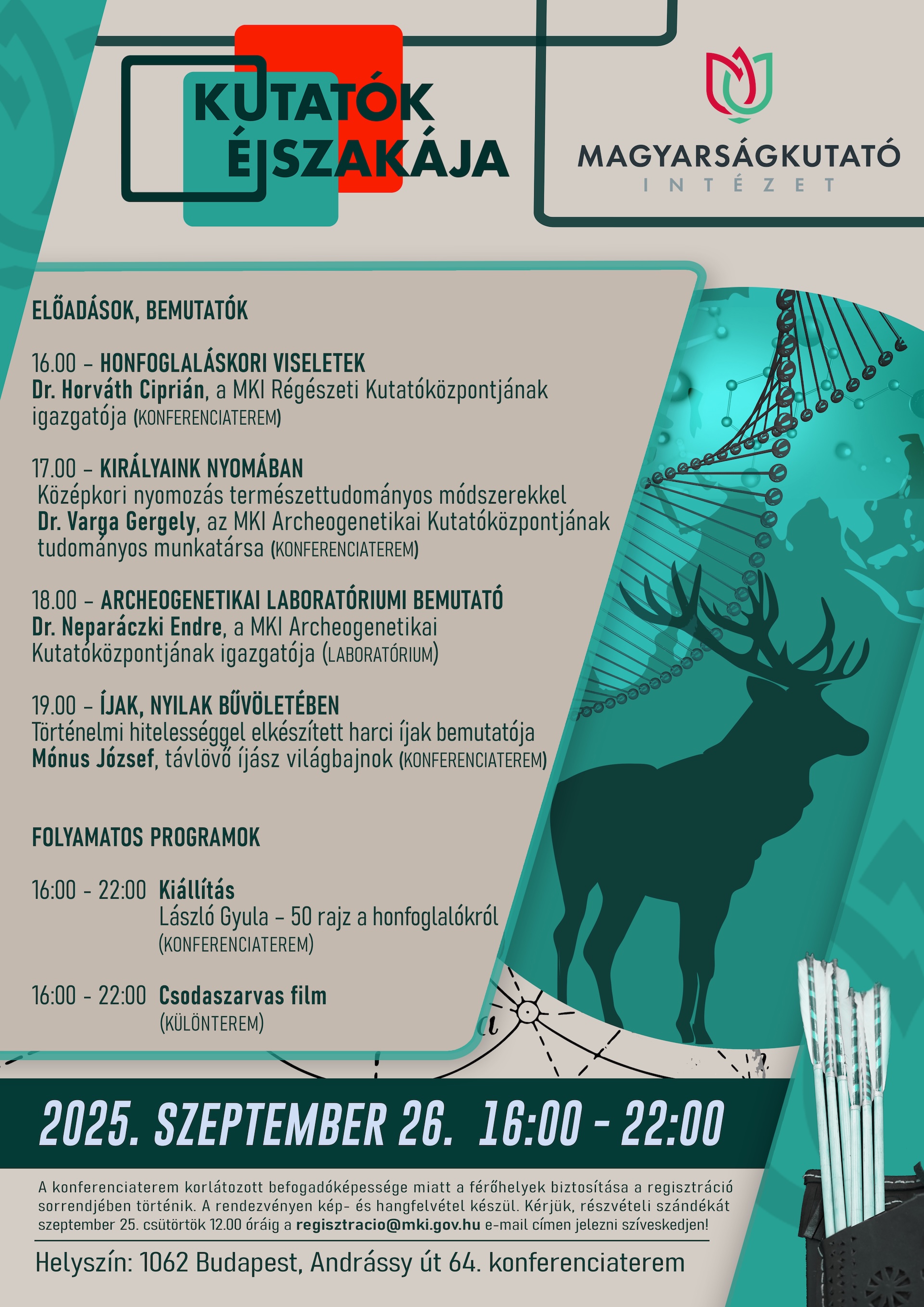 Kutatók Éjszakája plakát