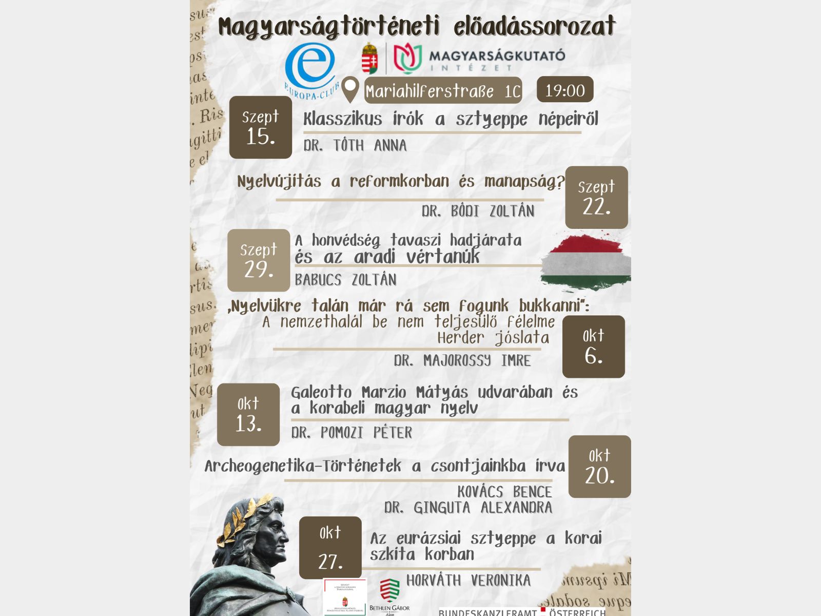 Magyarságtörténeti Esték Bécsben 