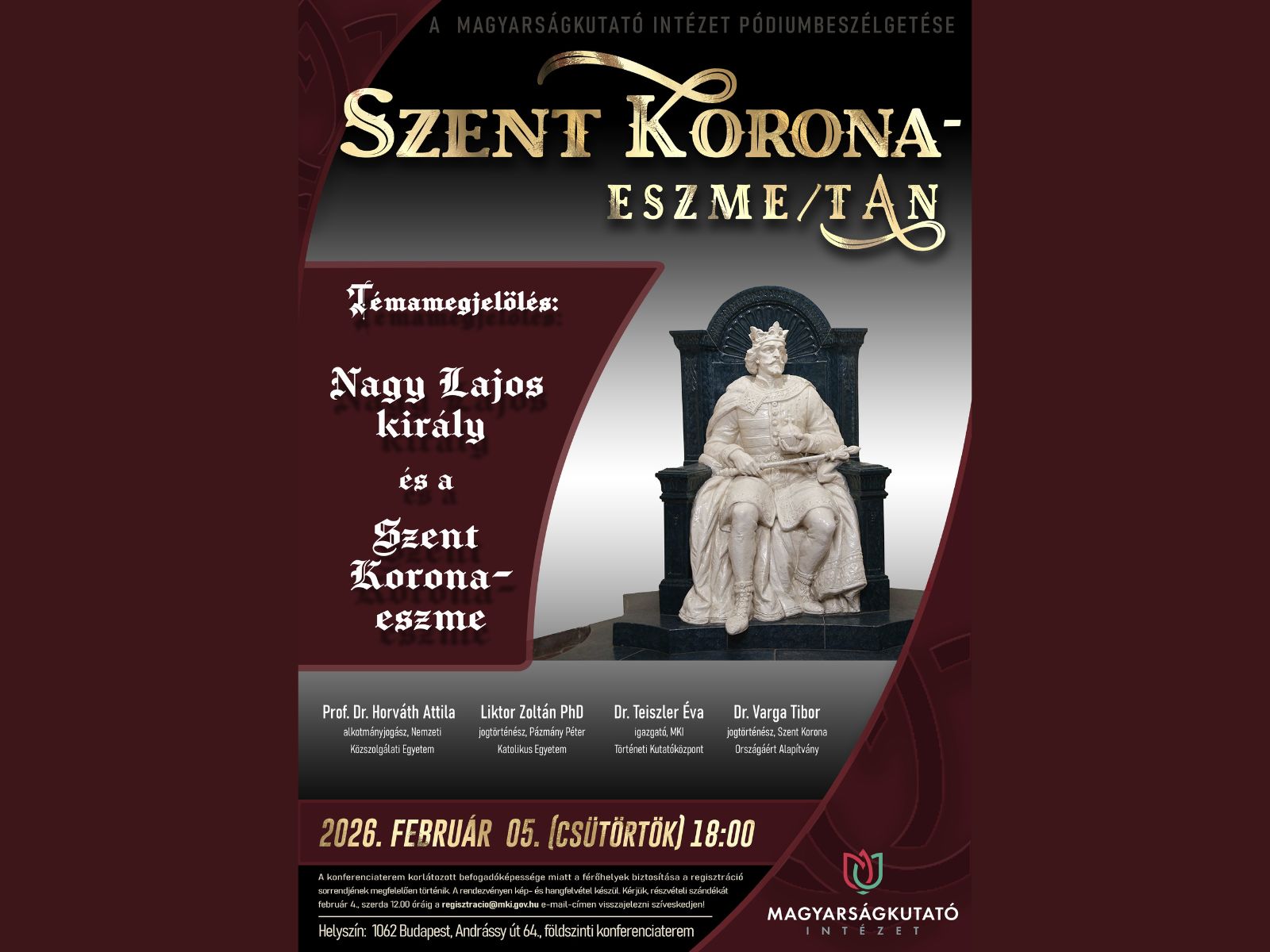 Szent Korona eszme/tan plakát