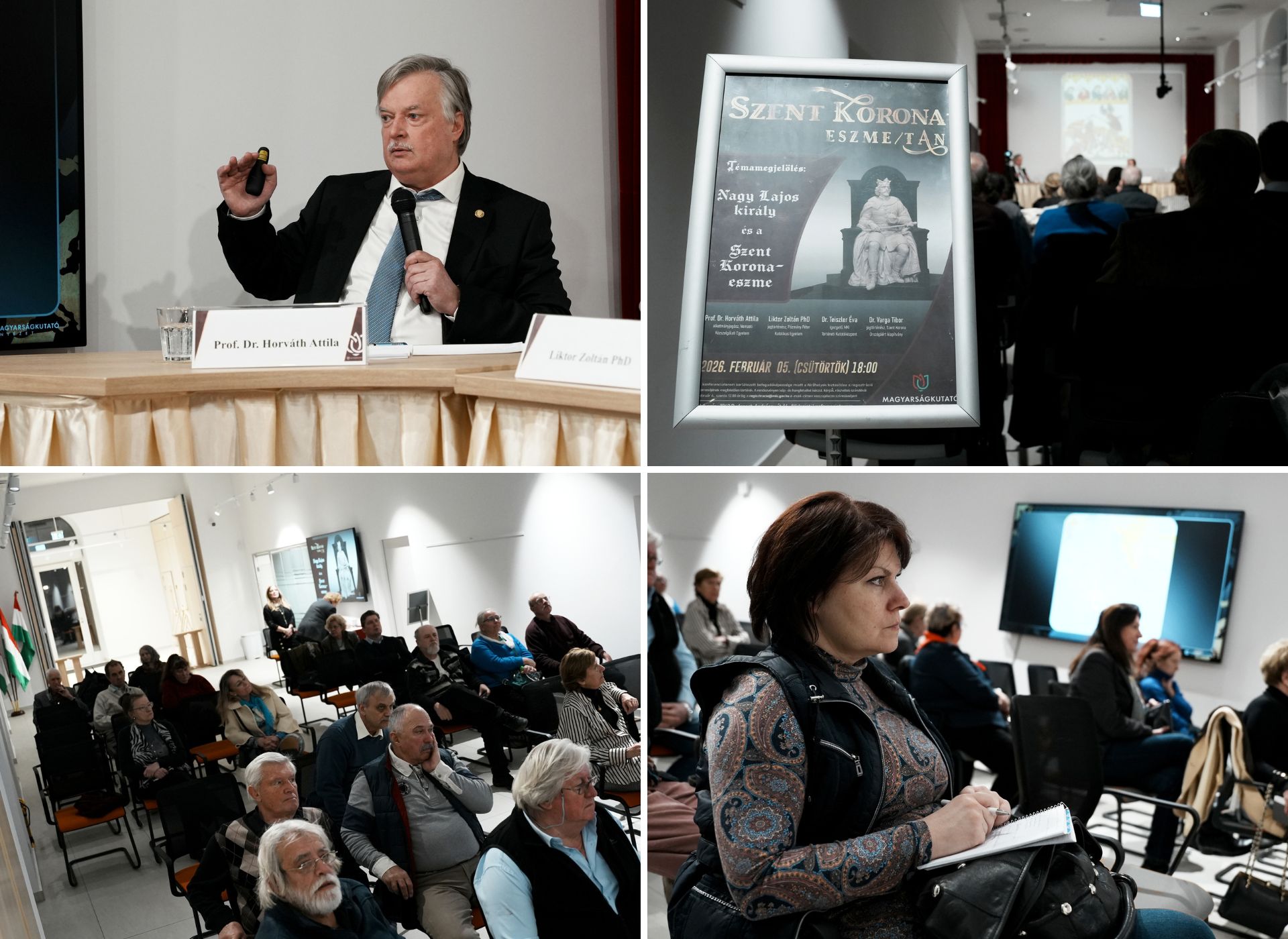 Szent Korona eszme/tan – Nagy Lajos király és a Szent Korona-eszme – kerekasztal-beszélgetés a Magyarságkutató Intézetben